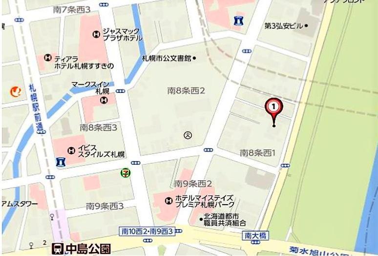 サービスアパ―トメントsapporo中島公園1Ldk802 Apartman Kültér fotó